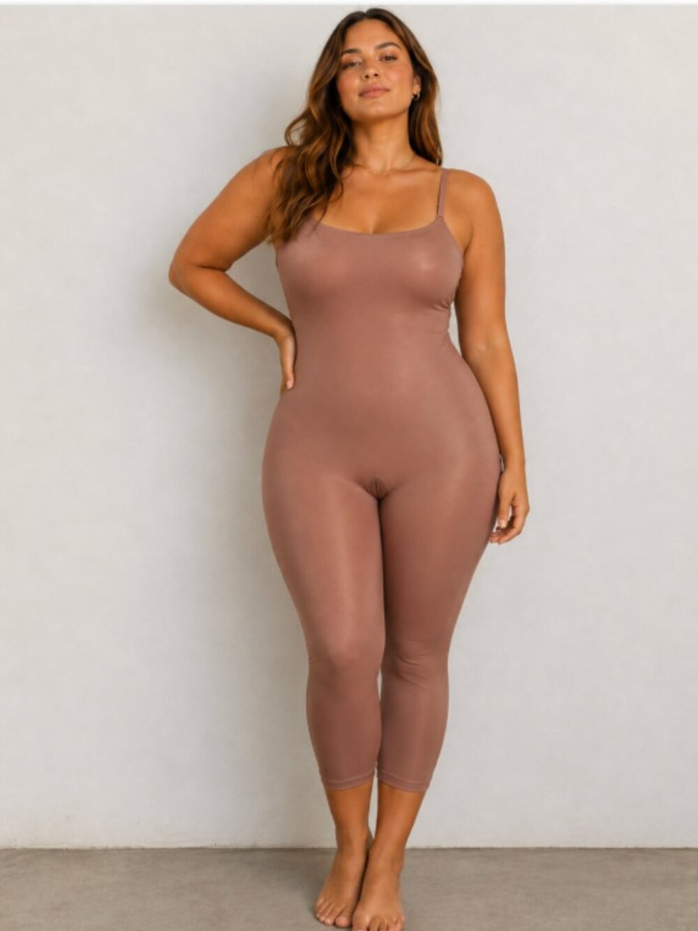 NEW SKIMS 4X Simply Bare Low Back Catsuit Barely There Sienna NWT